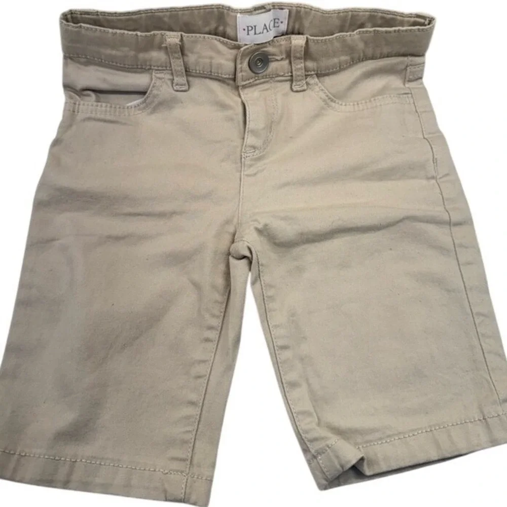 The Children's Place Shorts Size 6 Khaki Beige New Without Tags